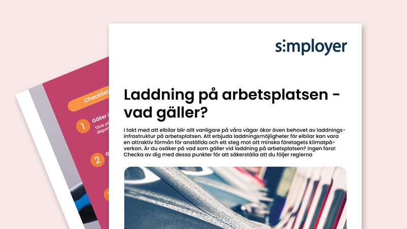 Laddning på arbetsplatsen vad gäller_web